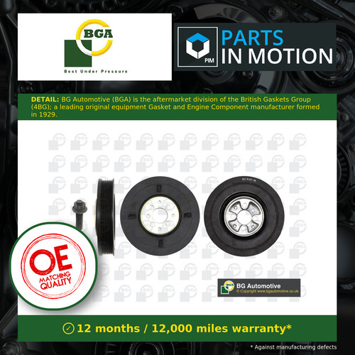 Crankshaft pulley fits - crankshaft,