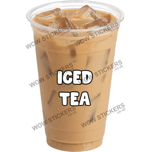 Coffee van sticker - , iced