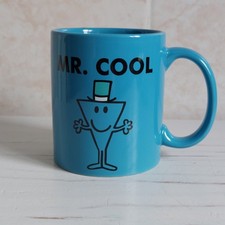 Mr Cool Mug Cup Blue Ceramic H