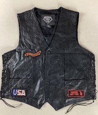Diamond Plate Leather Biker