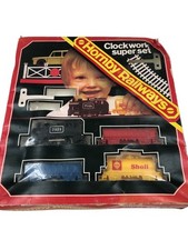 Hornby Railways Clockwork Super Set Vintage Train Set Collectible T2080 HY27