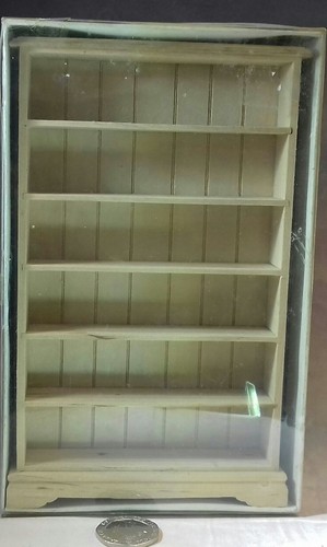 Dolls house kitchen shelves - dolls,