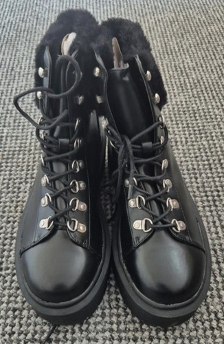Boohoo black faux leather - boohoo,