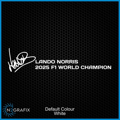 Lando norris decal - f1,