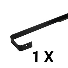1 X STUK Straight Kitchen Worktop Black Gloss Butt Joint Trim Cover 630mm X 40mm