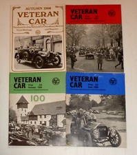4 x Veteran Car Magazines (Gazette of the Veteran Car Club of GB) 1966-67-68