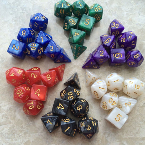Die polyhedral game - game, set