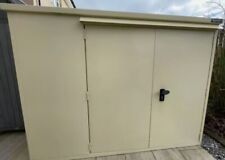 Asgard 6x3 Bike Shed And Garden Storage Ivory
