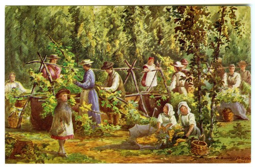Fine art postcard - art,