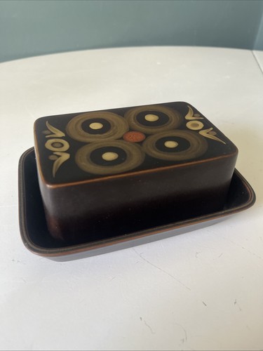 Vintage denby arabesque butter - vintage,