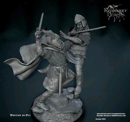 28mm medieval fantasy warrior - medieval,
