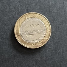 £2 Coin - Two Pound - London Underground Sign Roundel - 1863-2013