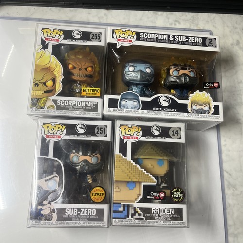 Funko pop mortal kombat pack - kombat,