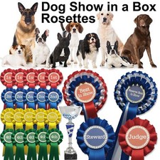 Dog Show Rosettes Complete