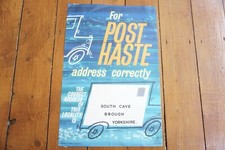 1958 GPO Poste Haste Post
