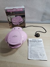 Global Gizmos 35580 1000 Watt Mini Doughnut Maker - Pink TX-103Q