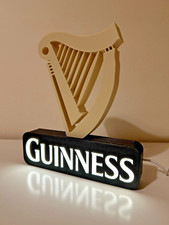 Guinness harp illuminated wall - illuminated,