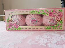 Vintage  Coty Country Flowers  "Wild Rose"  Soaps  75gm x  3    Boxed