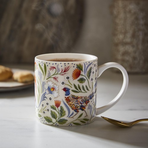 Bone china mug - bone, weavers