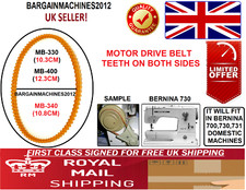 BERNINA 700 MOTOR DRIVE NEOPRENE BELTS RIDGES ON BOTH SIDES DOMESTIC SEWING PART