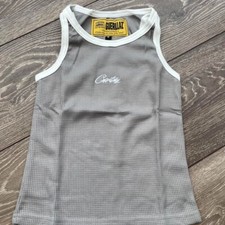 Corteiz Grey and White women's Vest