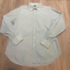 Brioni Shirt Mens XL Blue