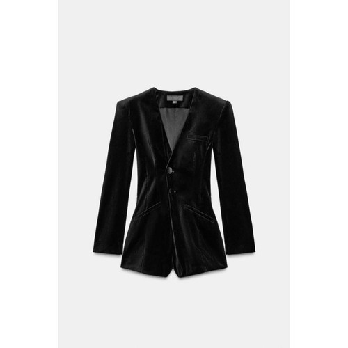 Zara velvet blazer romper - zara,