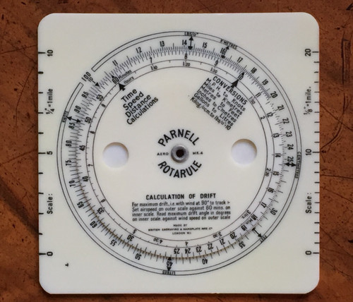 Vintage parnell rotarule - parnell, aero