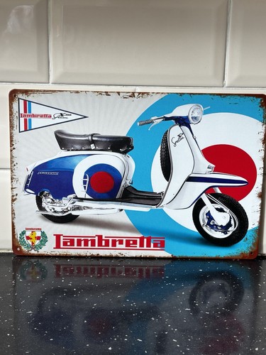 Lambretta vintage metal - lambretta,