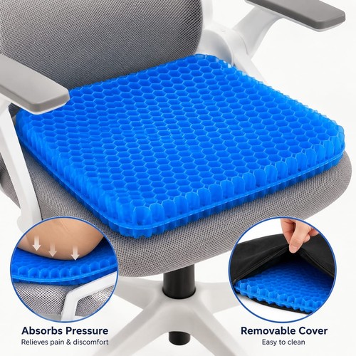Cooling gel seat cushion - gel, non
