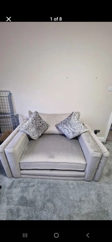 Silver grey scs cuddle - cuddle, chair