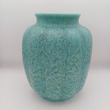 Pilkington Royal Lancastrian Turquoise Vase Art Deco Style 