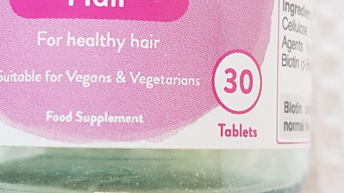 Biotin 1000mcg healthy hair - biotin,