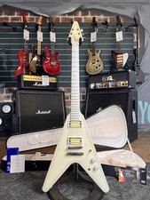 Gibson Brendon Small Snow Falcon Flying V Snow Burst 2013 Electric Guitar