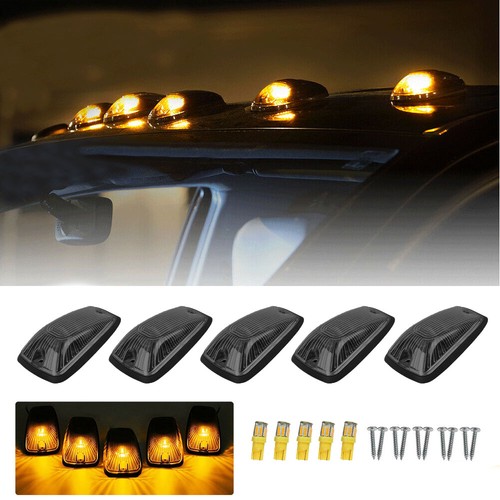5pc amber led roof - amber, marker
