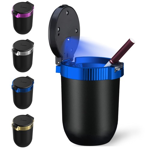 Smokeless car ashtray with lid - ashtray,