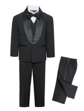 Boy Slim Tuxedo 5pc set TAIL