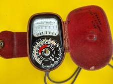 Weston Master iii Exposure Meter and Case Working Correctly. *TESTED* (refB)