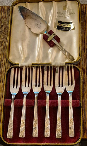 Viners derbyshire silver plate - viners,