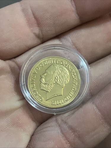 1914 gold plated sovereign - 1914,