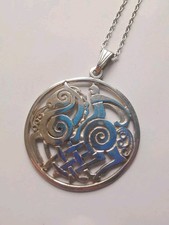 Shetland Silver Horse Pendant Necklace R5M