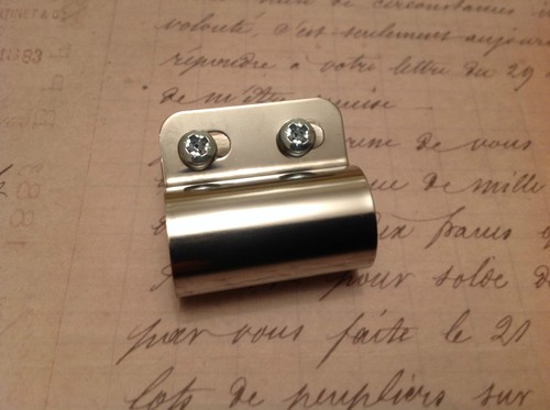 Stainless steel badge bar clip - badge,