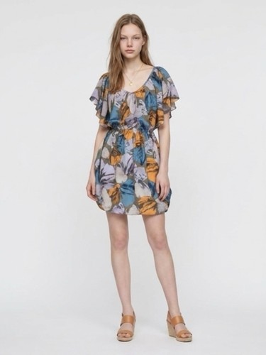 Taylor dress flyaway sleeve - flyaway,