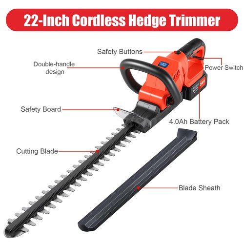 Electric hedge trimmer - in,