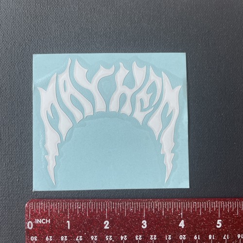 Mayhem surfboards sticker - mayhem,