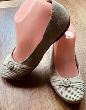 Hotter beige suede leather - beige,