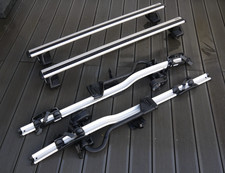 THULE WingBar Evo Roof Bars & 2 x 598 PRORIDE CYCLE CARRIERS - VW GOLF Mk7 2013 