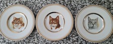 3 Bone China Decorative Cat