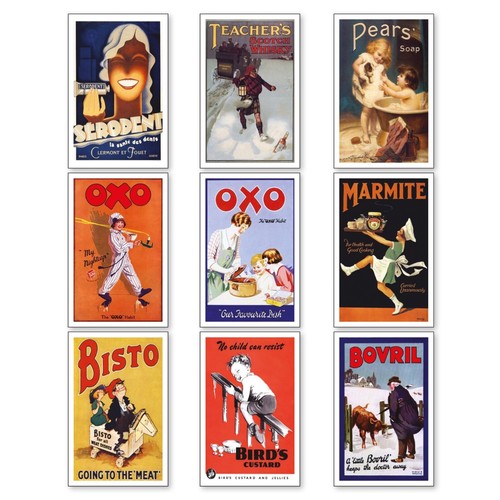 Vintage retro fridge - , magnets