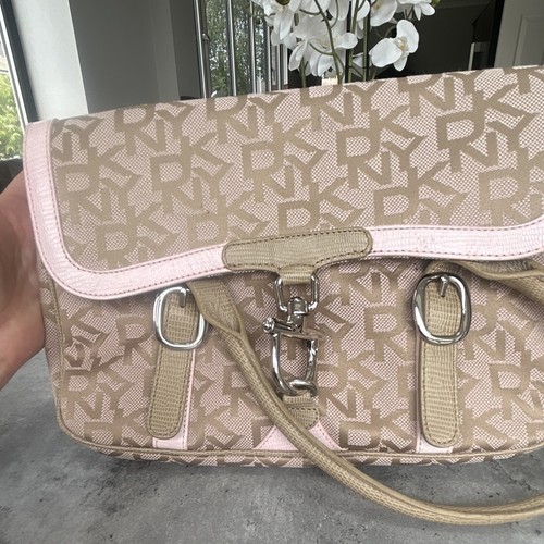 Dkny monogram canvas shoulder - dkny,